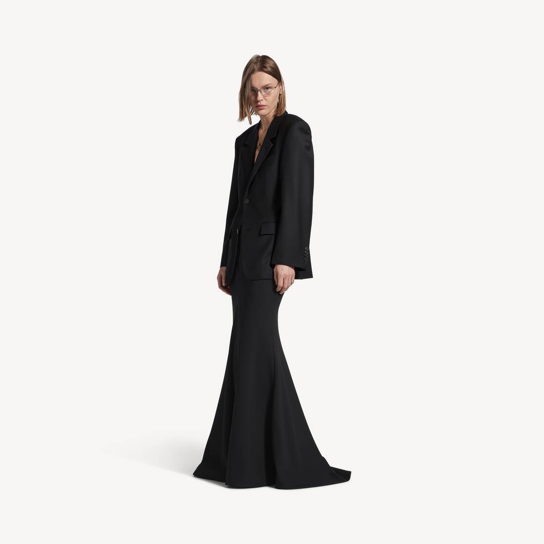 Women's Standard Tailored Jacket in New Black