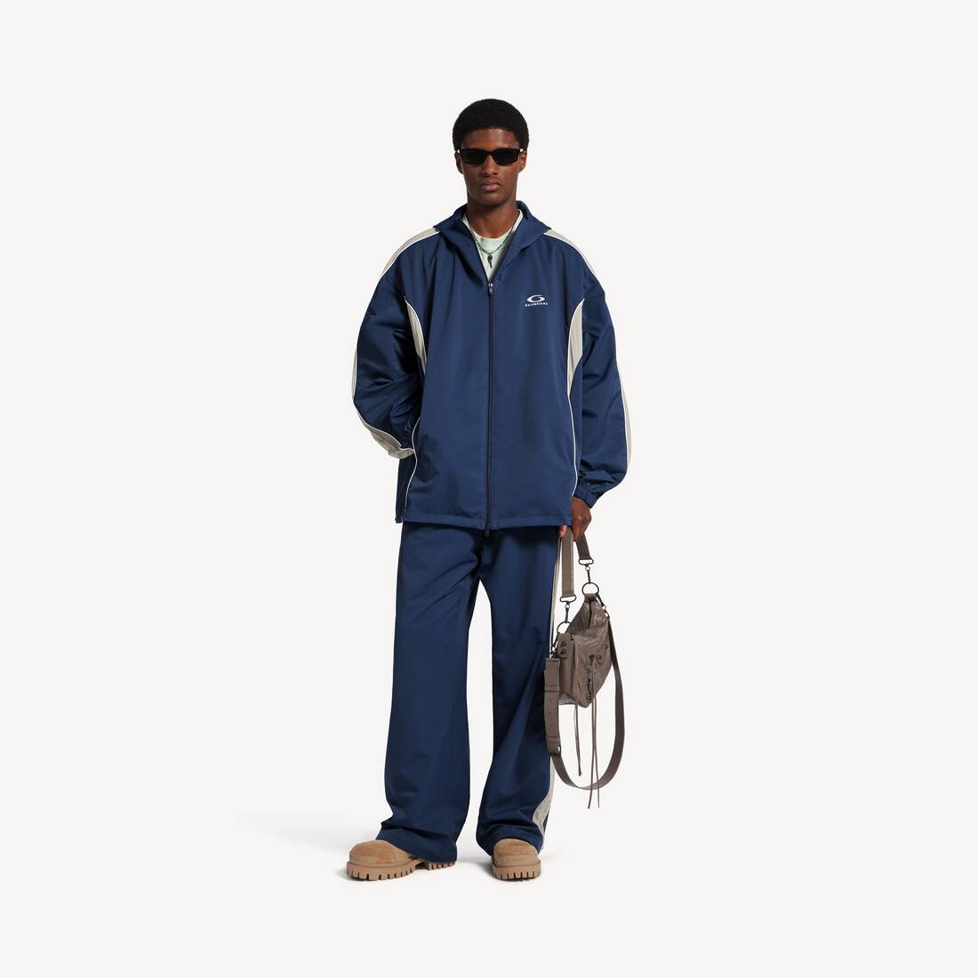 Men's Tracksuit Jacket in Marine Blue