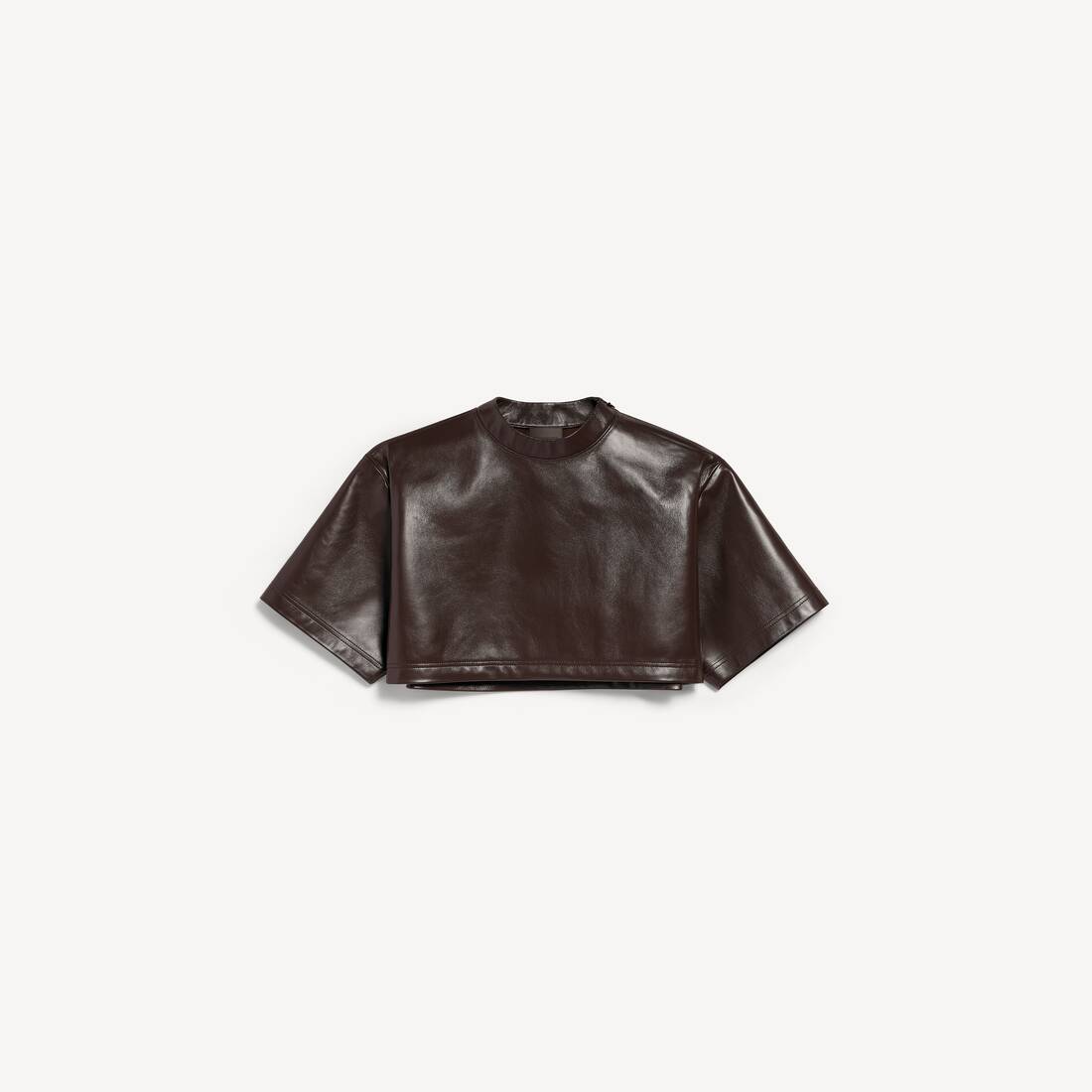 Women's Super Cropped Top in Brown
