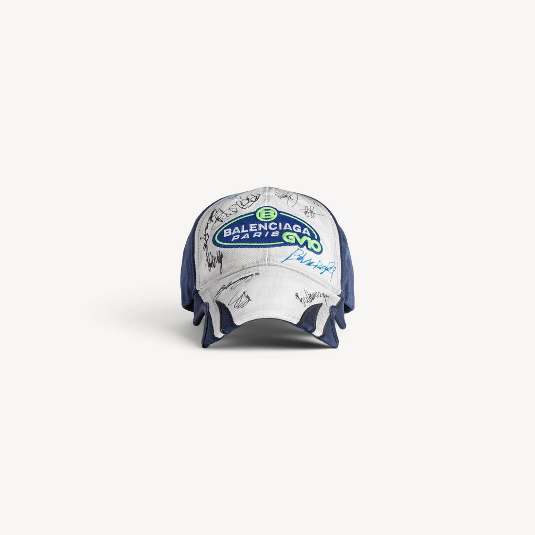 Men's Banana Cap in Dirty White/blue