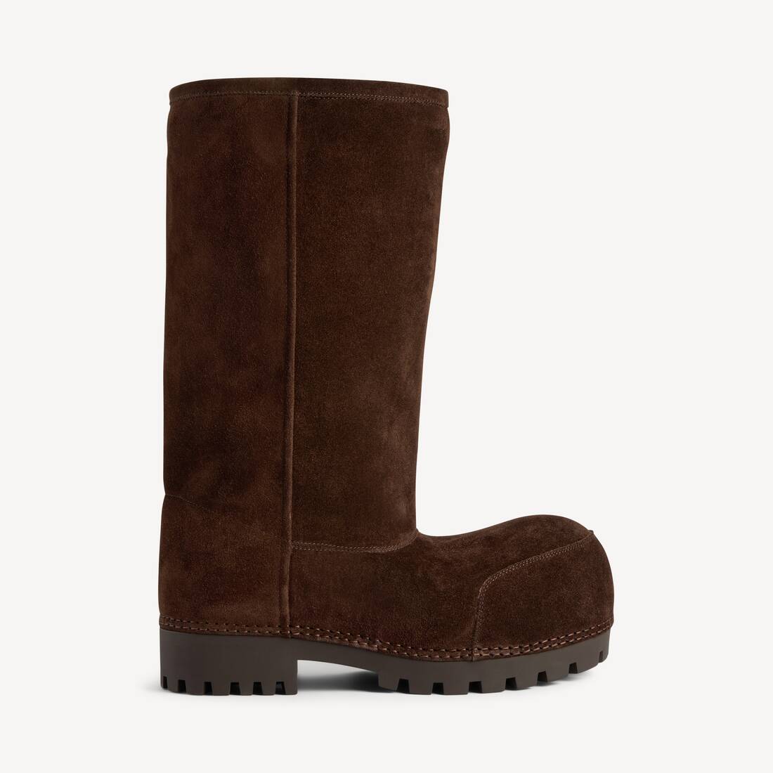 Women's Alaska Fur High Boot in Light Espresso