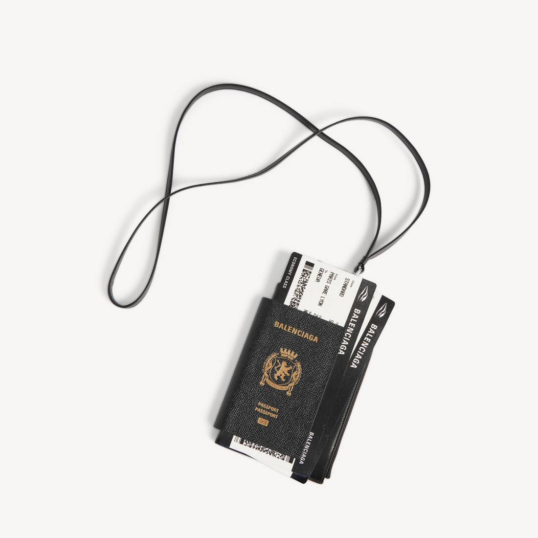 Men's Passport Phone Holder in Black