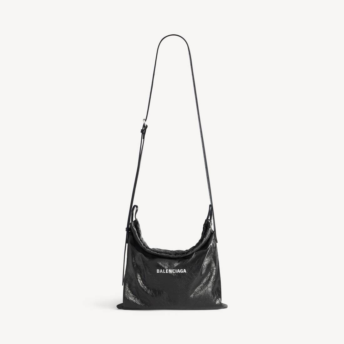Men's Shopper Dust Bag Crossbody Pouch Medium in Black