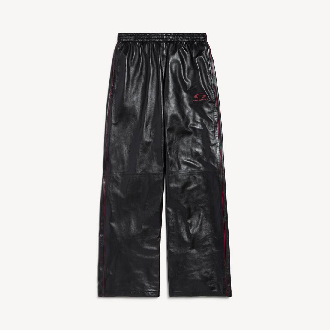 Men's Tracksuit Pants in Black/burgundy