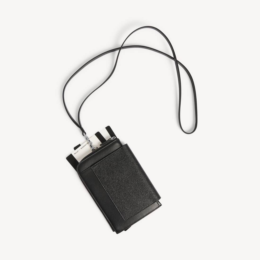 Men's Passport Phone Holder in Black