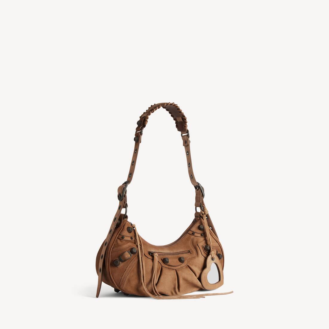 Women's Le Cagole Shoulder Bag Small in Camel