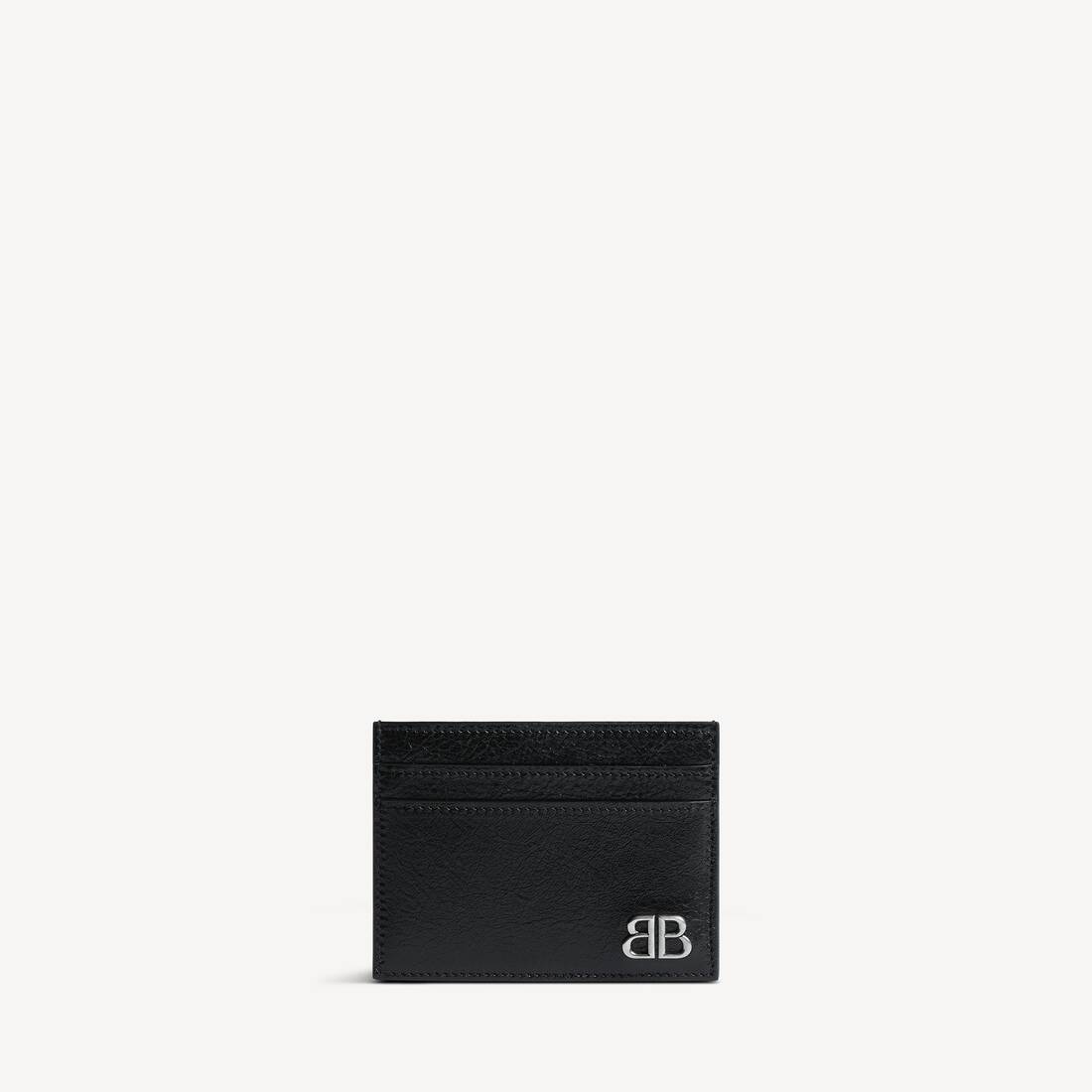 Men's Monaco Card Holder in Black