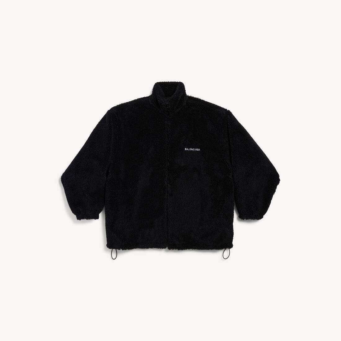 Women's Balenciaga Back Zip-up Jacket in Black