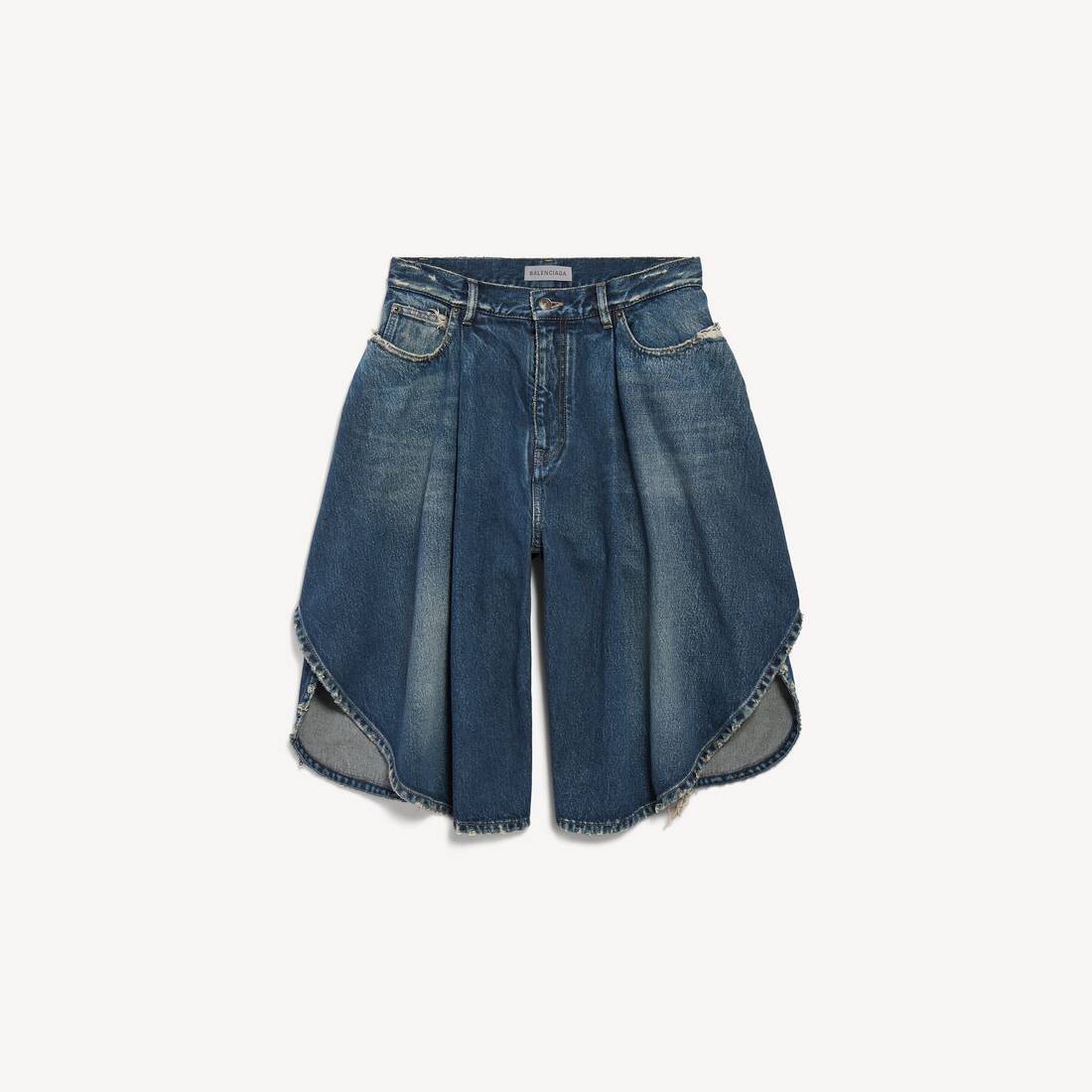 Women's Tulip Bermuda in Dark Ocean