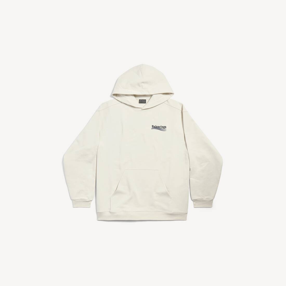Men's Political Campaign Hoodie Medium Fit in White
