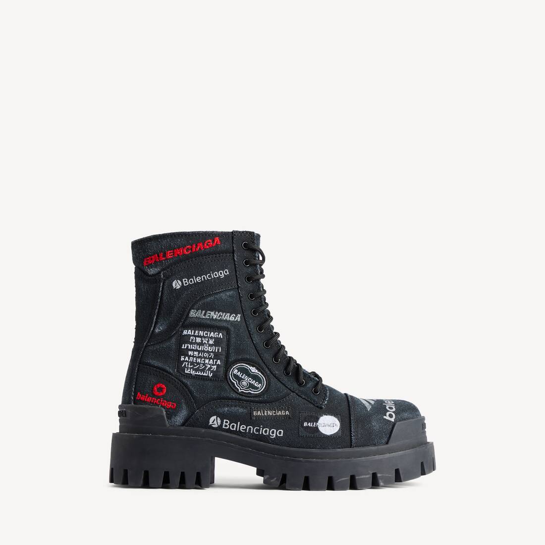 Men's Combat Strike Boot in Black