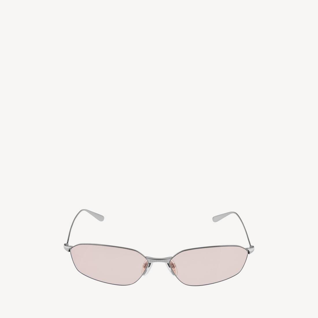 Invisible 2.0 Oval Sunglasses in Light Silver