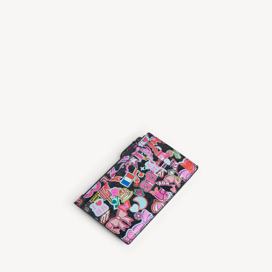 Women's Le City Long Coin And Card Holder in Black/multicolor