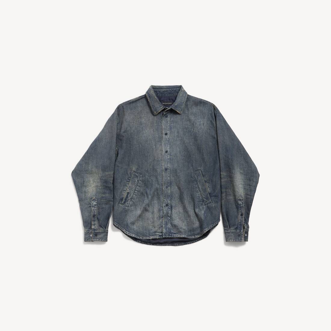 Men's Denim Overshirt in Blue