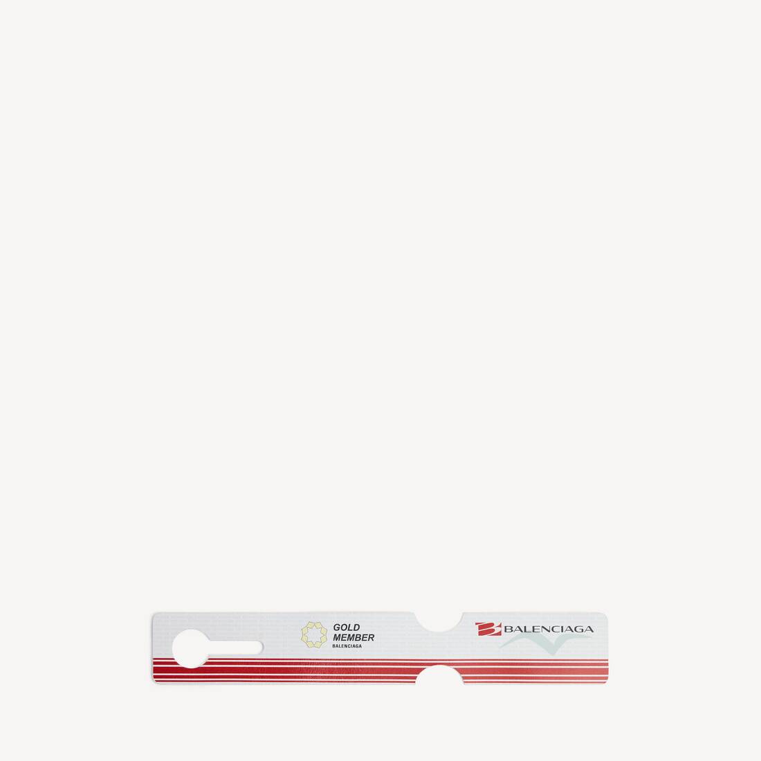 Charm/keychain Luggage Swing in White/red