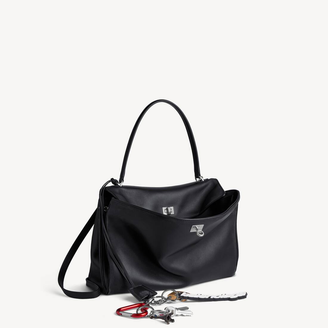 Women's Rodeo Handbag Medium With Charms in Black