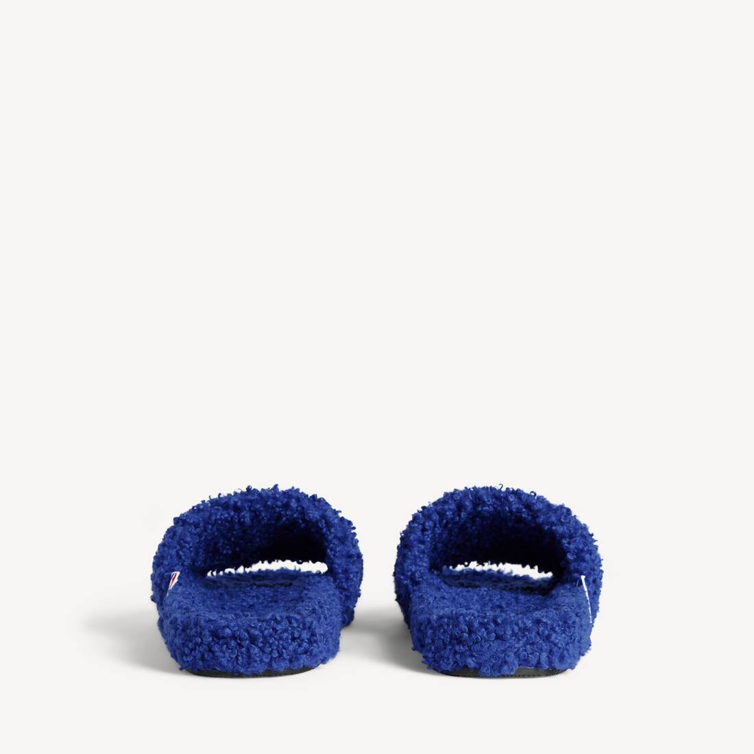 Men's Balenciaga | Nba Collaboration Furry Open Mule in Blue/white
