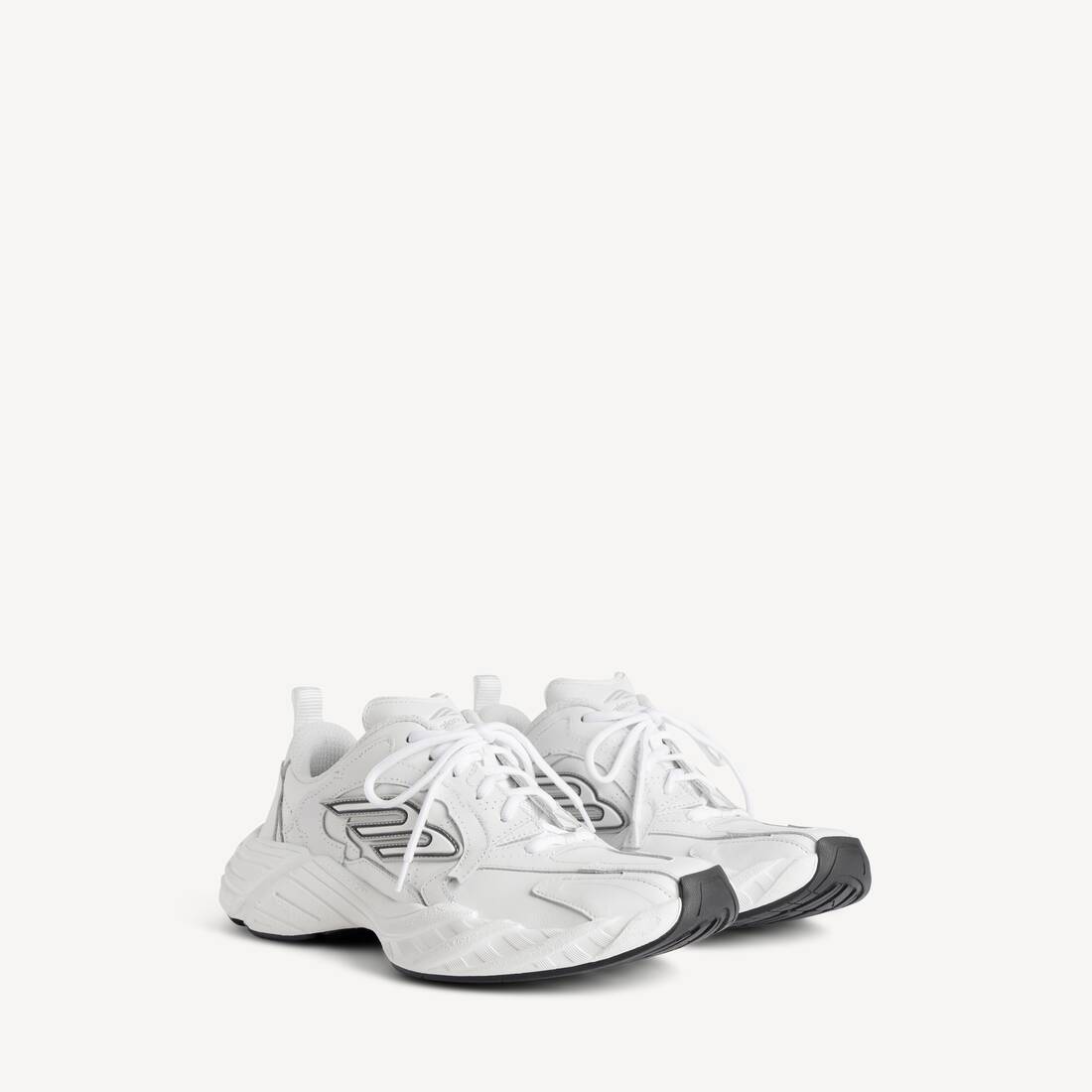 Women's Monday Shoe in White/black/grey