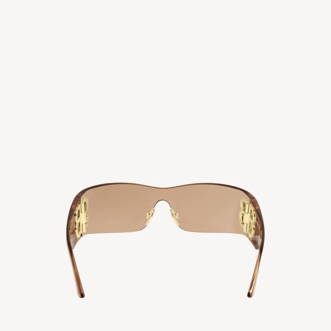 Bossy Mask Sunglasses in Light Brown