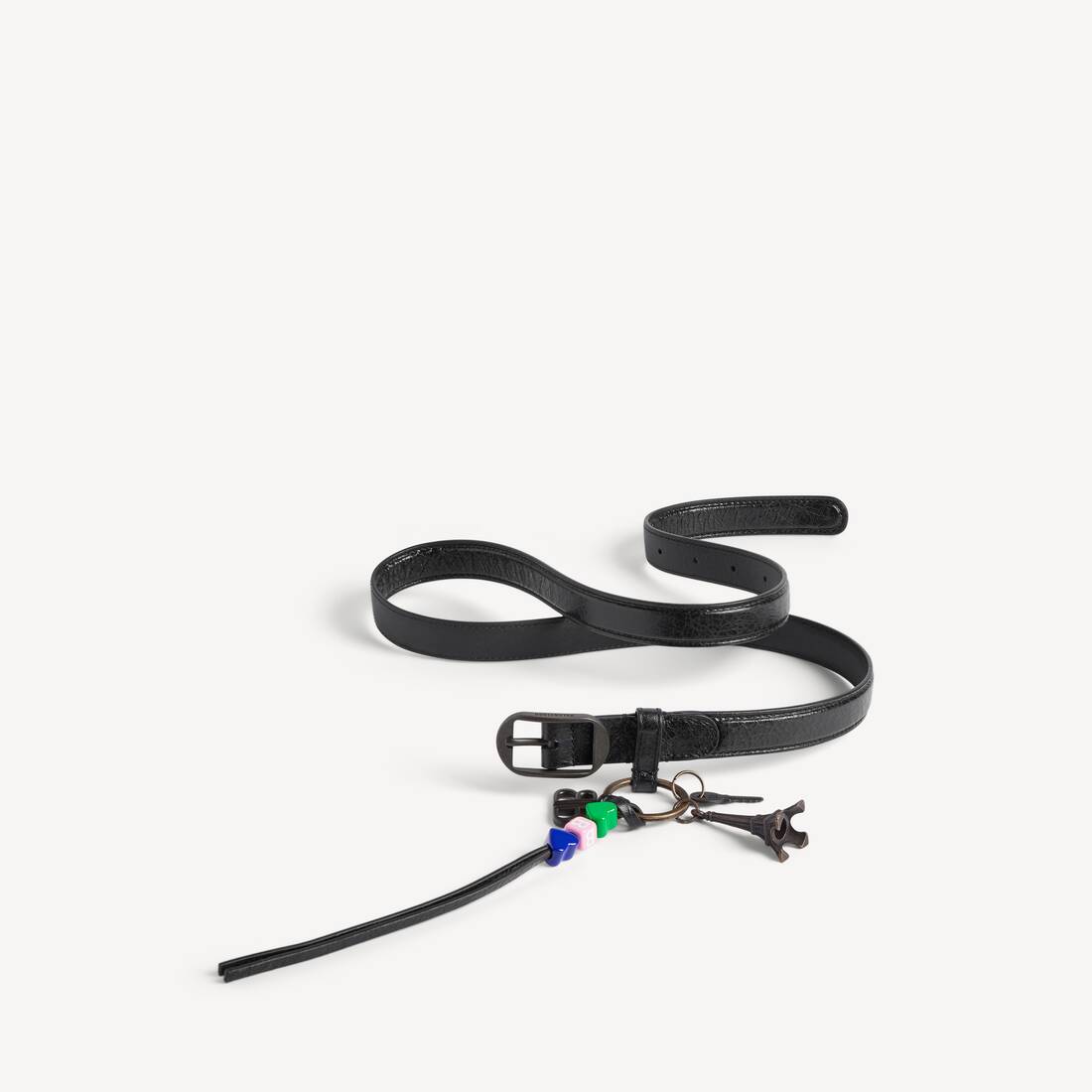 Women's Le City Belt With Charms in Black