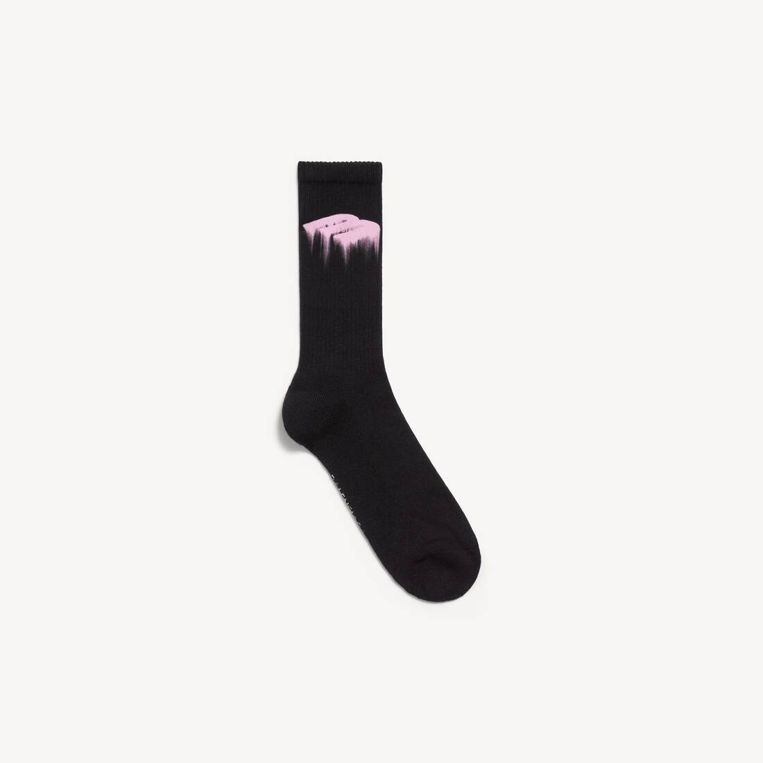Men's Wet Brush Socks in Pink/black