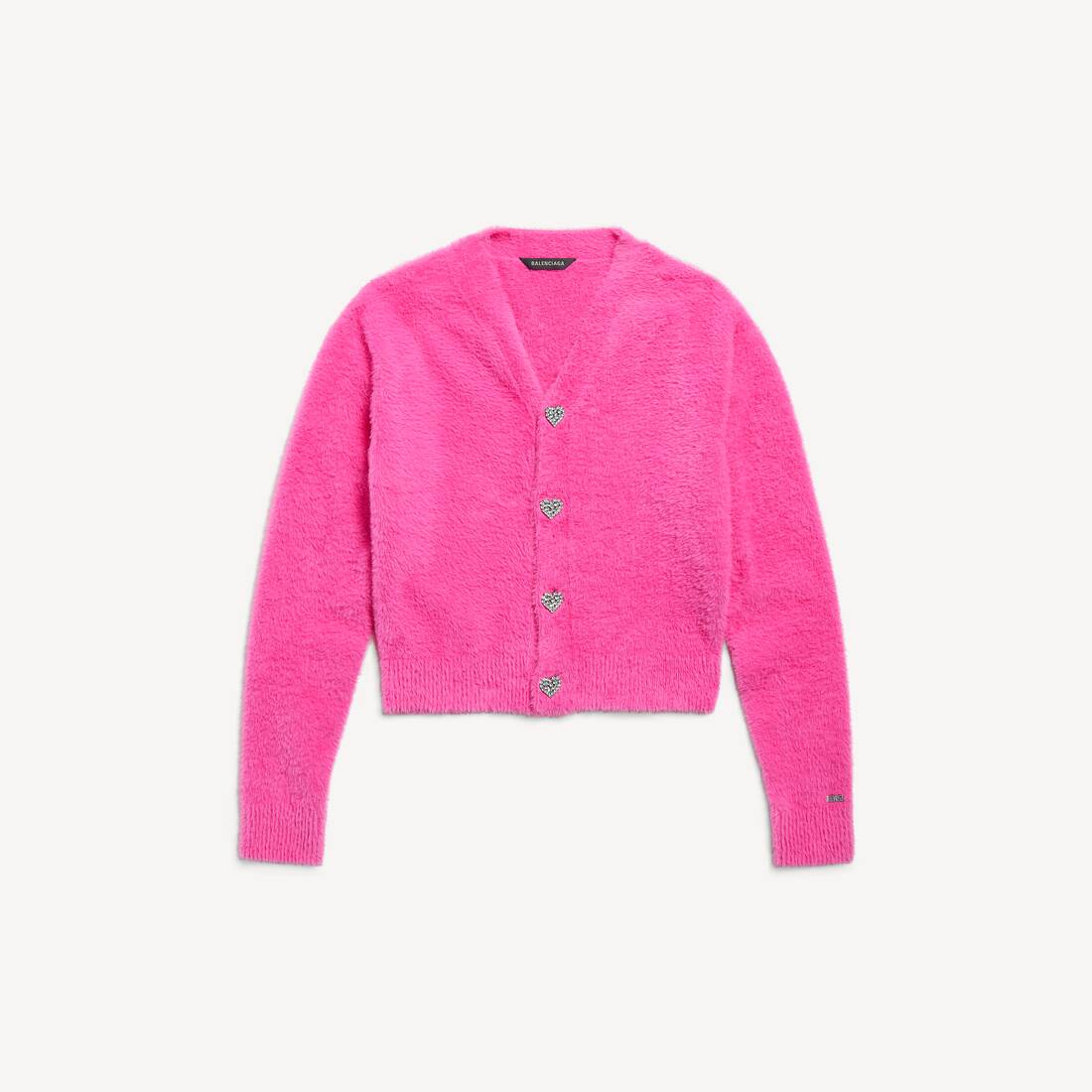 Women's Fluffy Cardigan in Pink