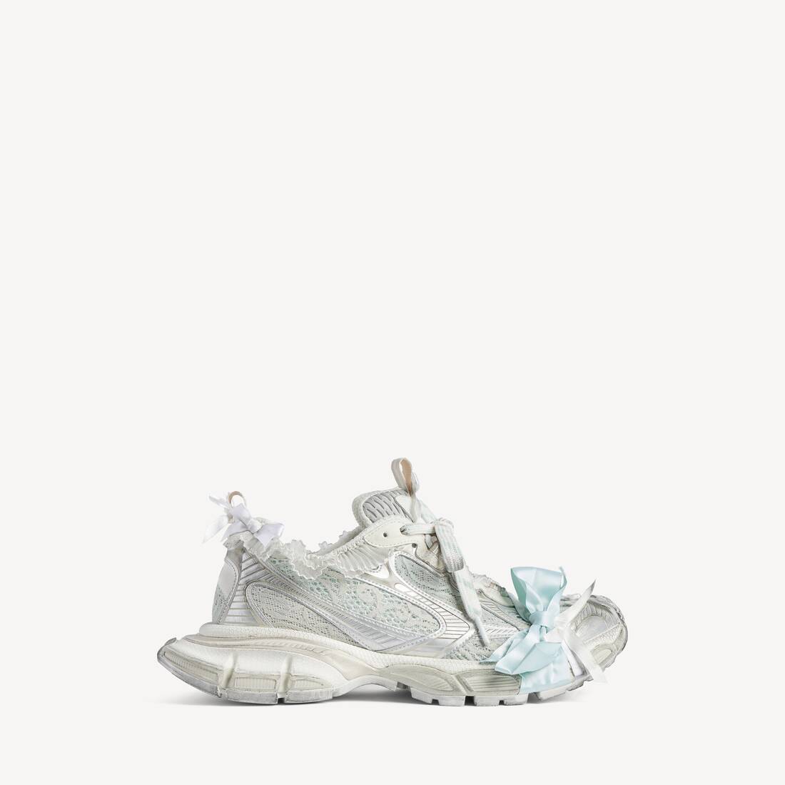 Women's 3xl Lace Sneaker in Taupe/white/light Blue