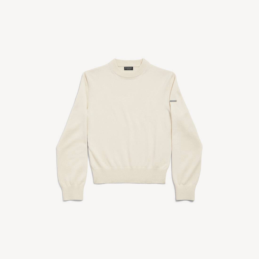 Women's Crewneck Sweater in Cream