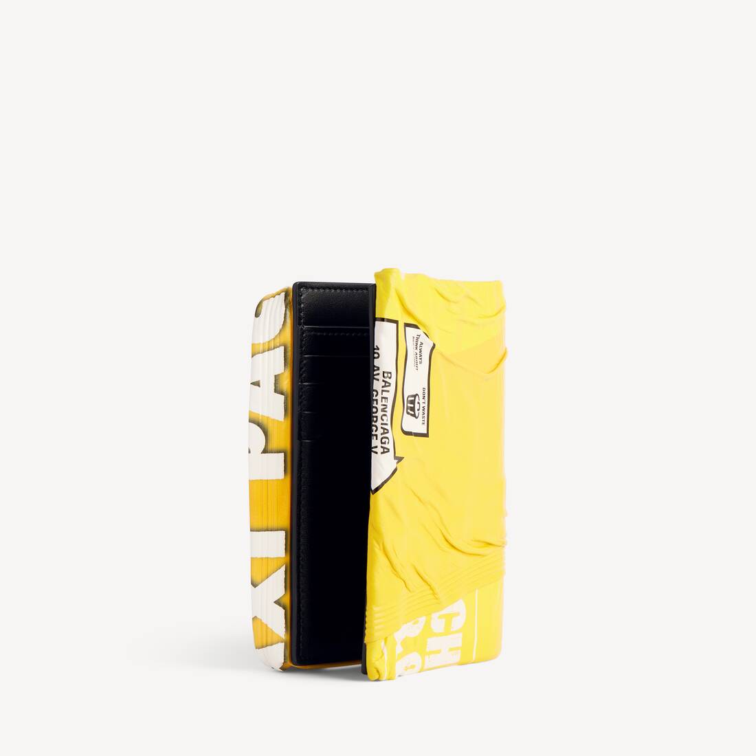 Men's Chips Passport Holder in Yellow