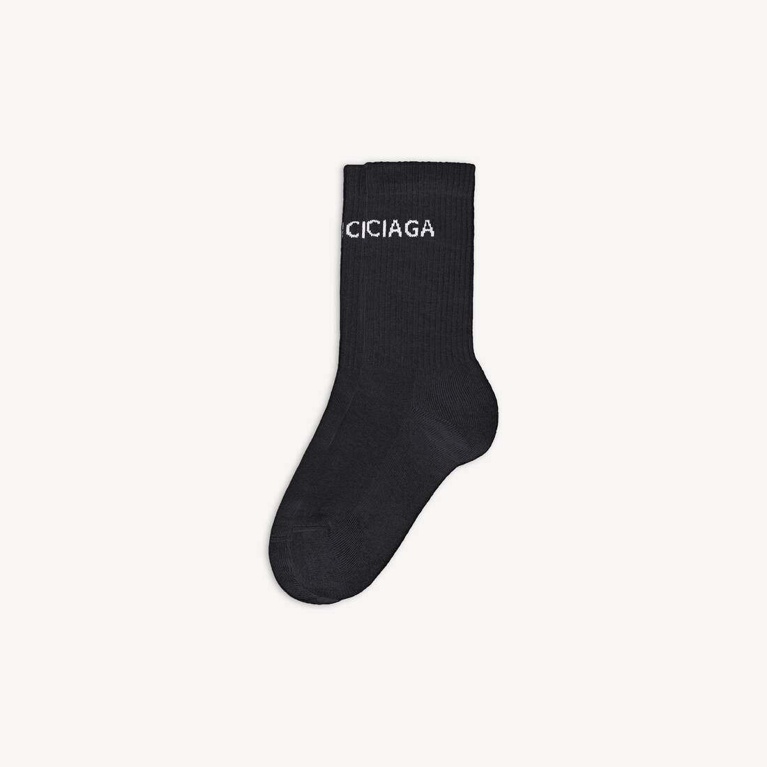Men's Balenciaga Socks in Black