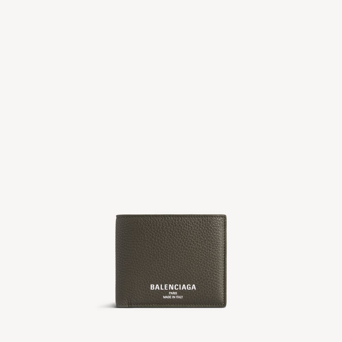 Men's Credit Square Folded Wallet in Khaki