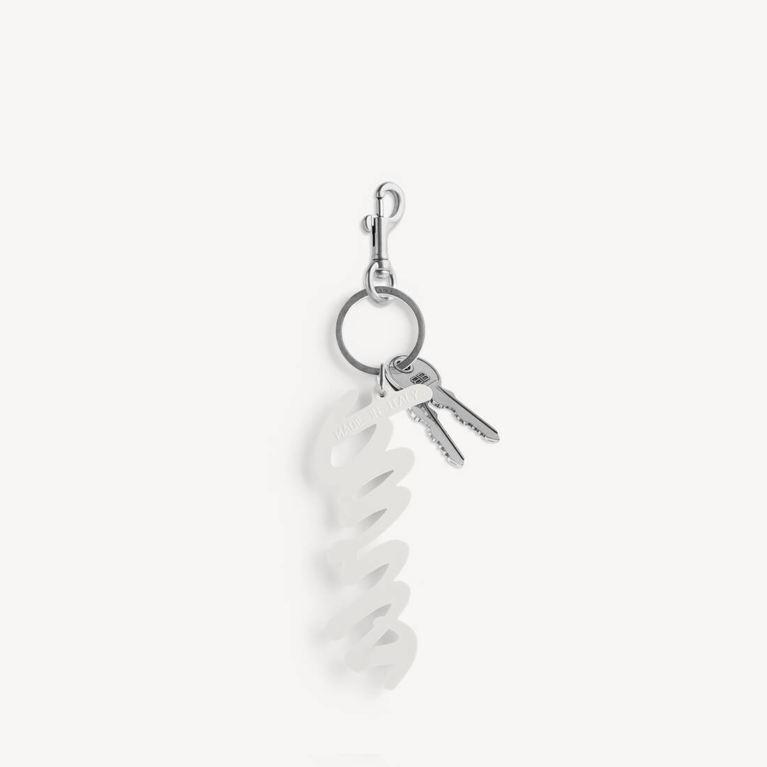 Charm/keychain Paris in White