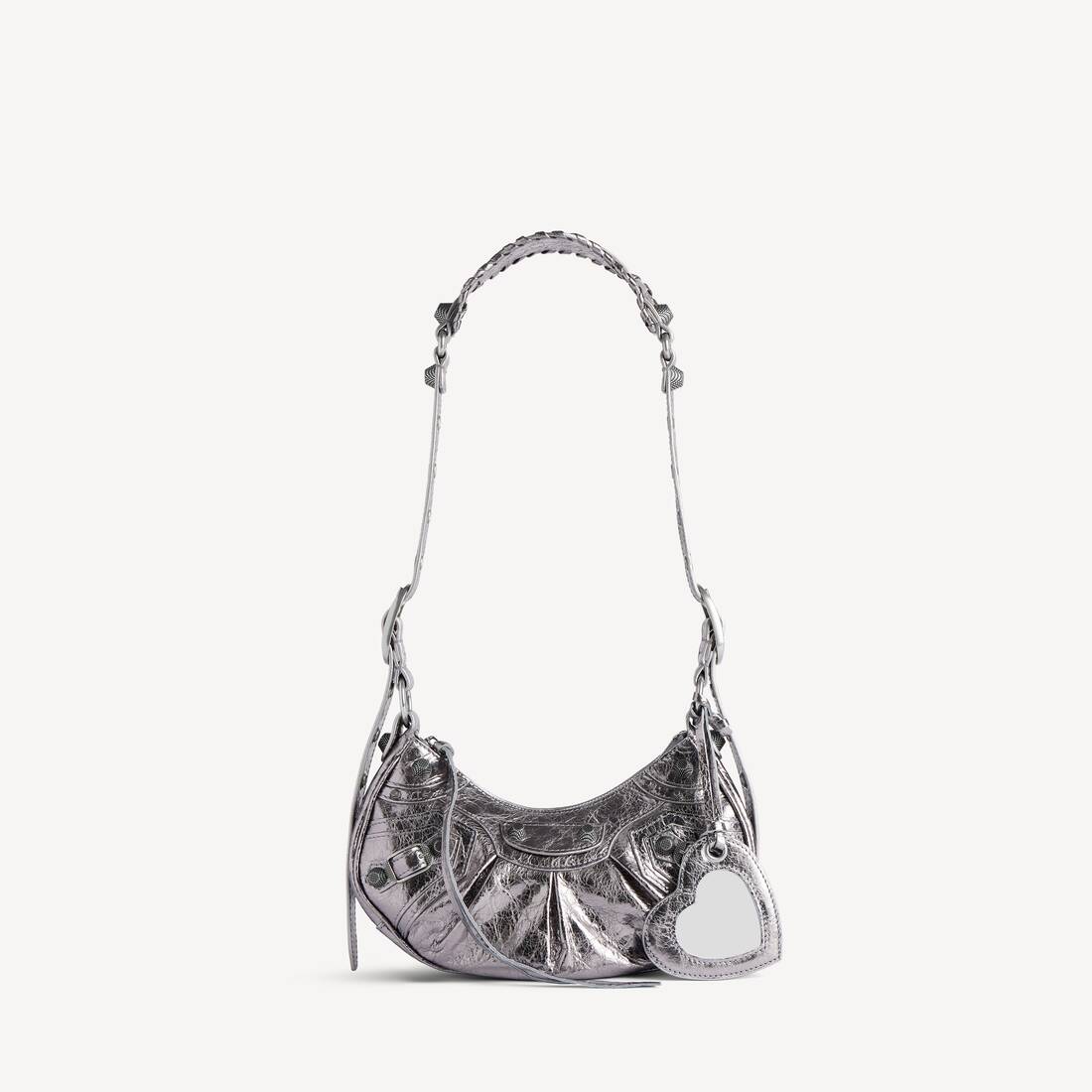 Women's Le Cagole Shoulder Bag Xs in Silver