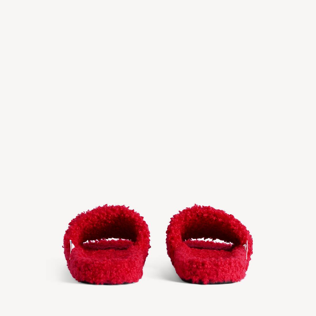 Men's Balenciaga | Nba Collaboration Furry Open Mule in Red/white