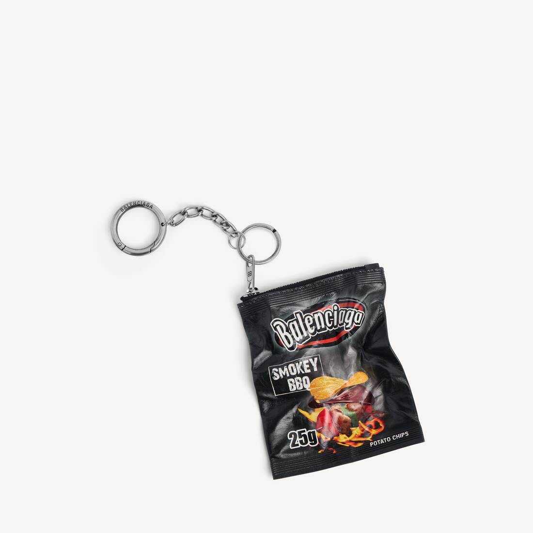 Charm/keychain Chips in Black