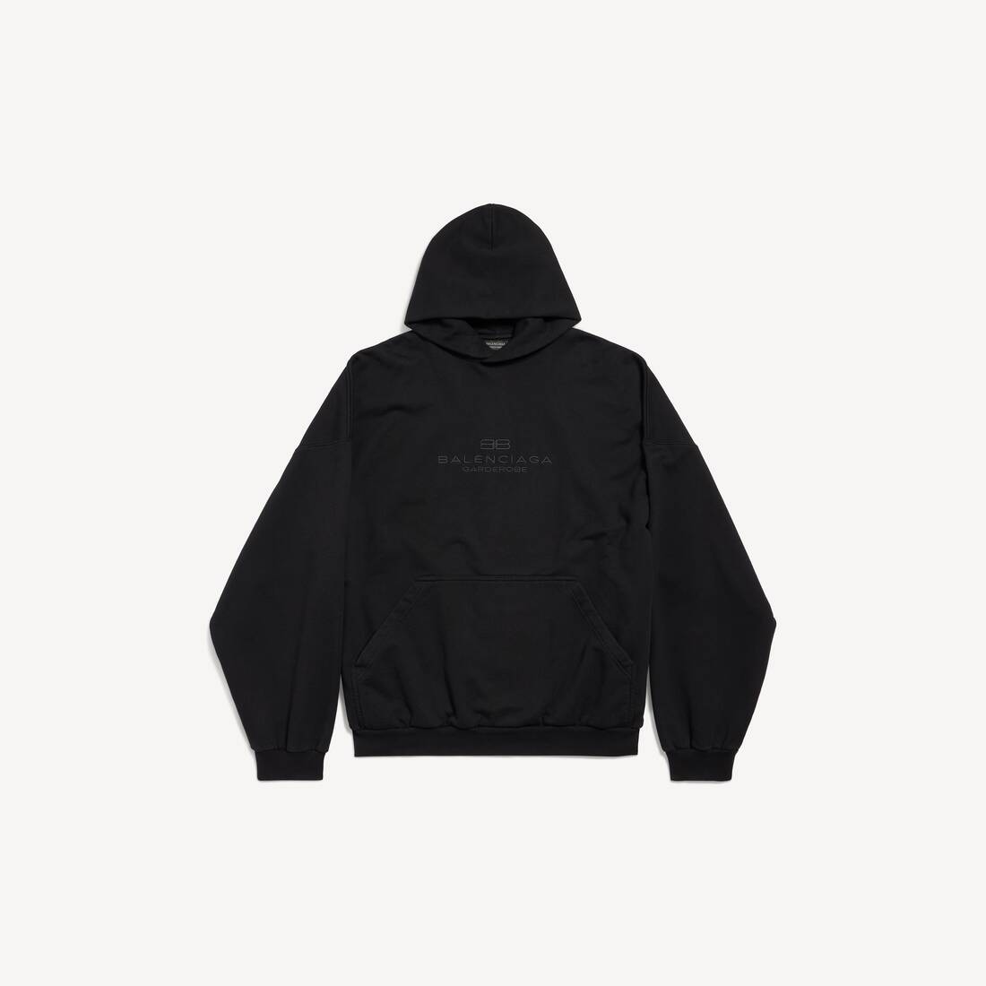 Men's Bb Garderobe Hoodie Large Fit in Black