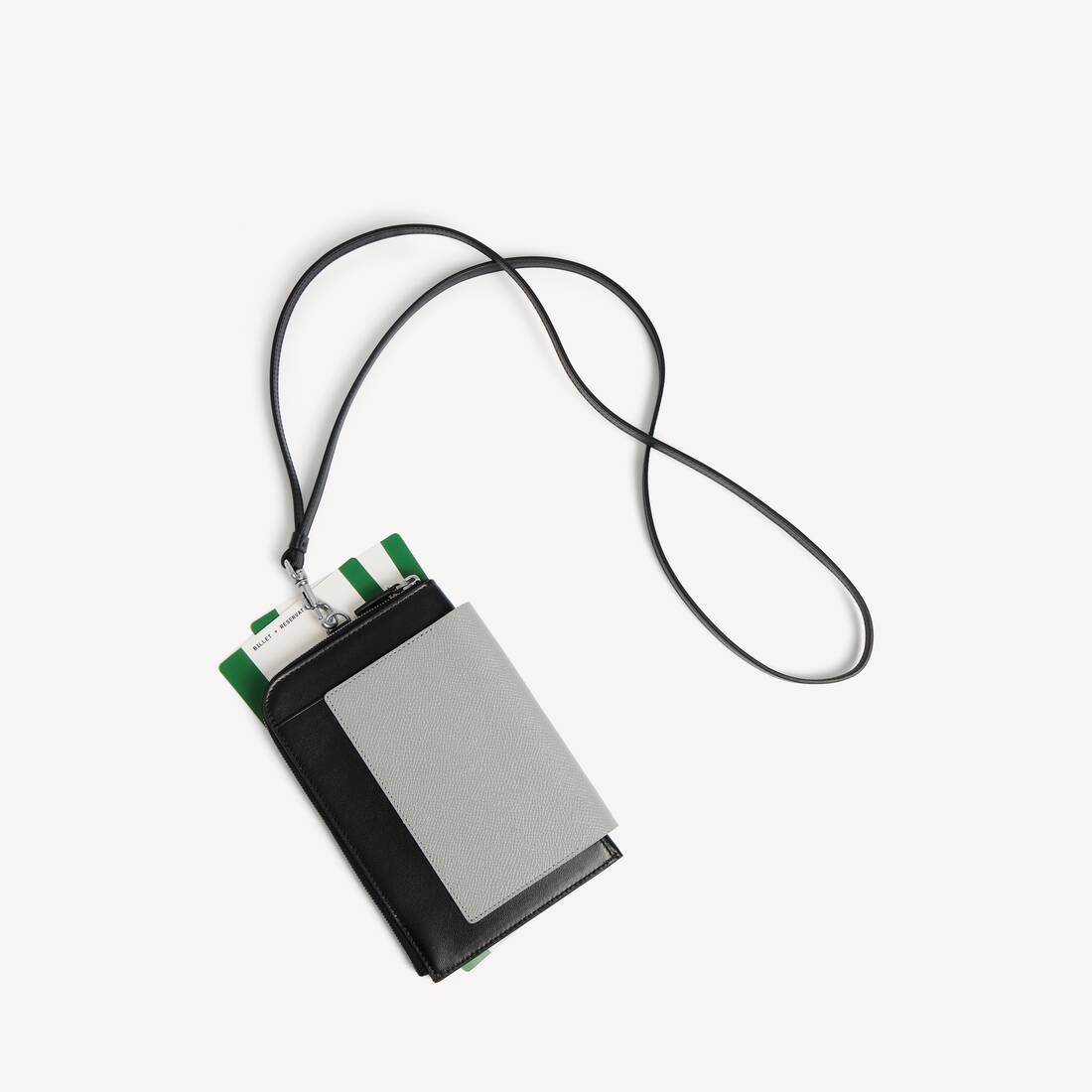Men's Passport Phone Holder in Balenciaga Grey