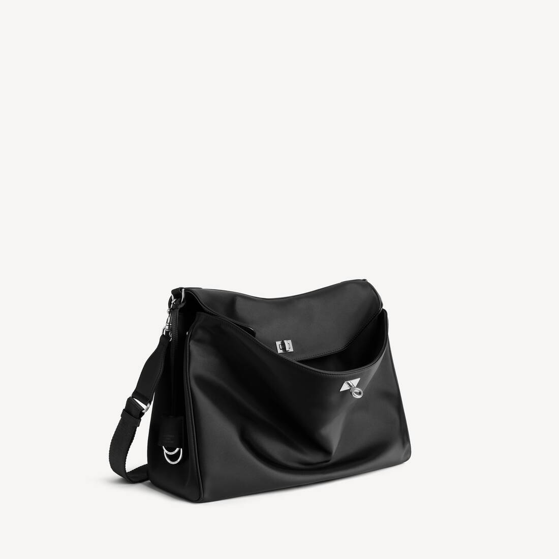 Men's Rodeo Messenger Bag Medium in Black