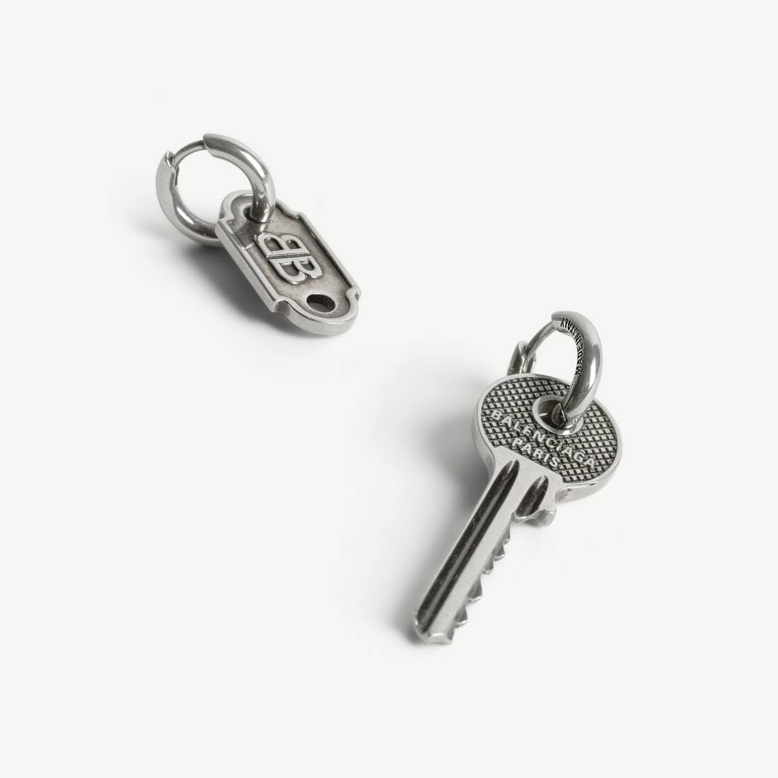 Men's Neverlost Earrings in Antique Silver