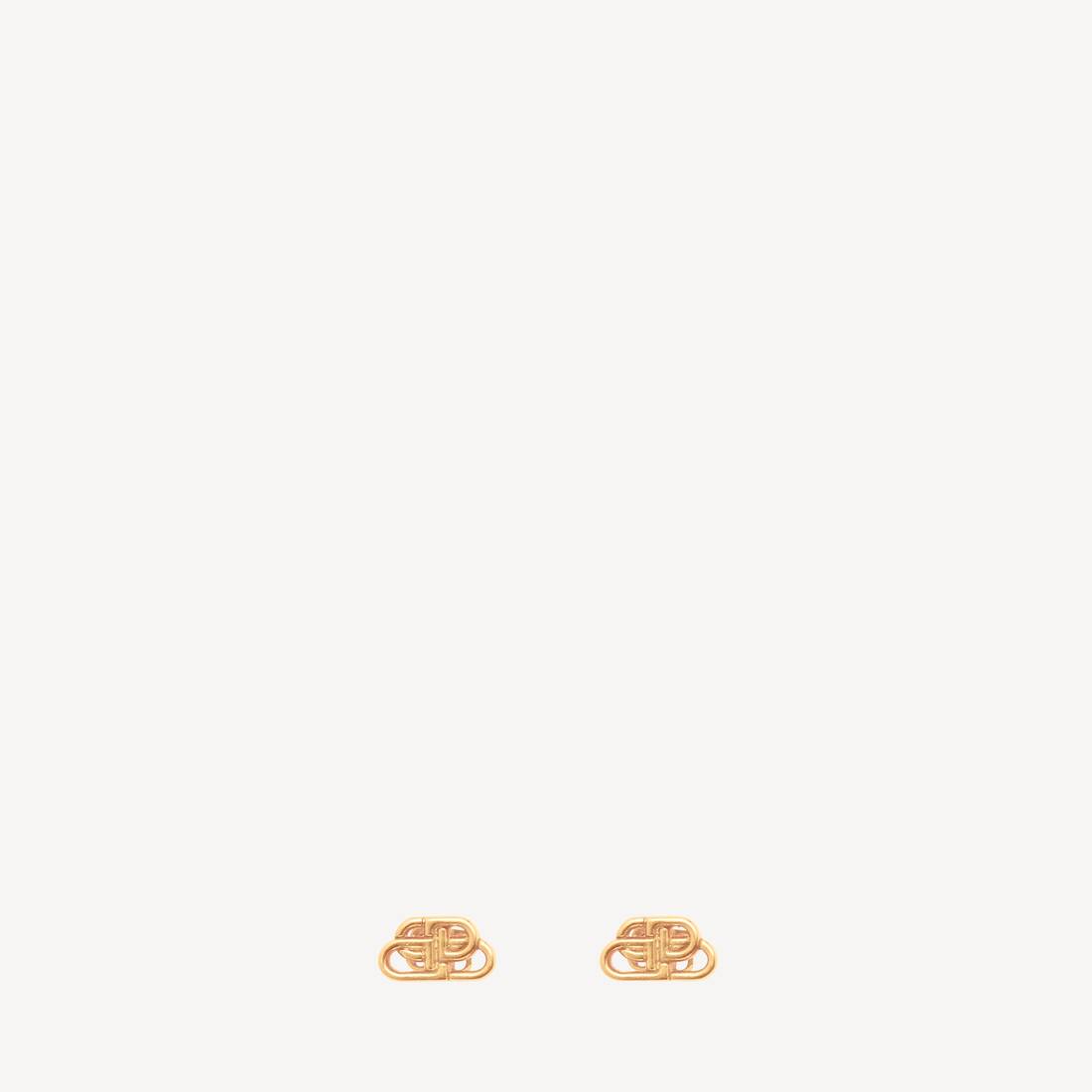 Bb Xs Stud Earrings in Gold