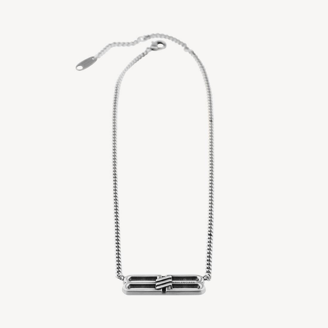 Bb Icon Necklace in Antique Silver