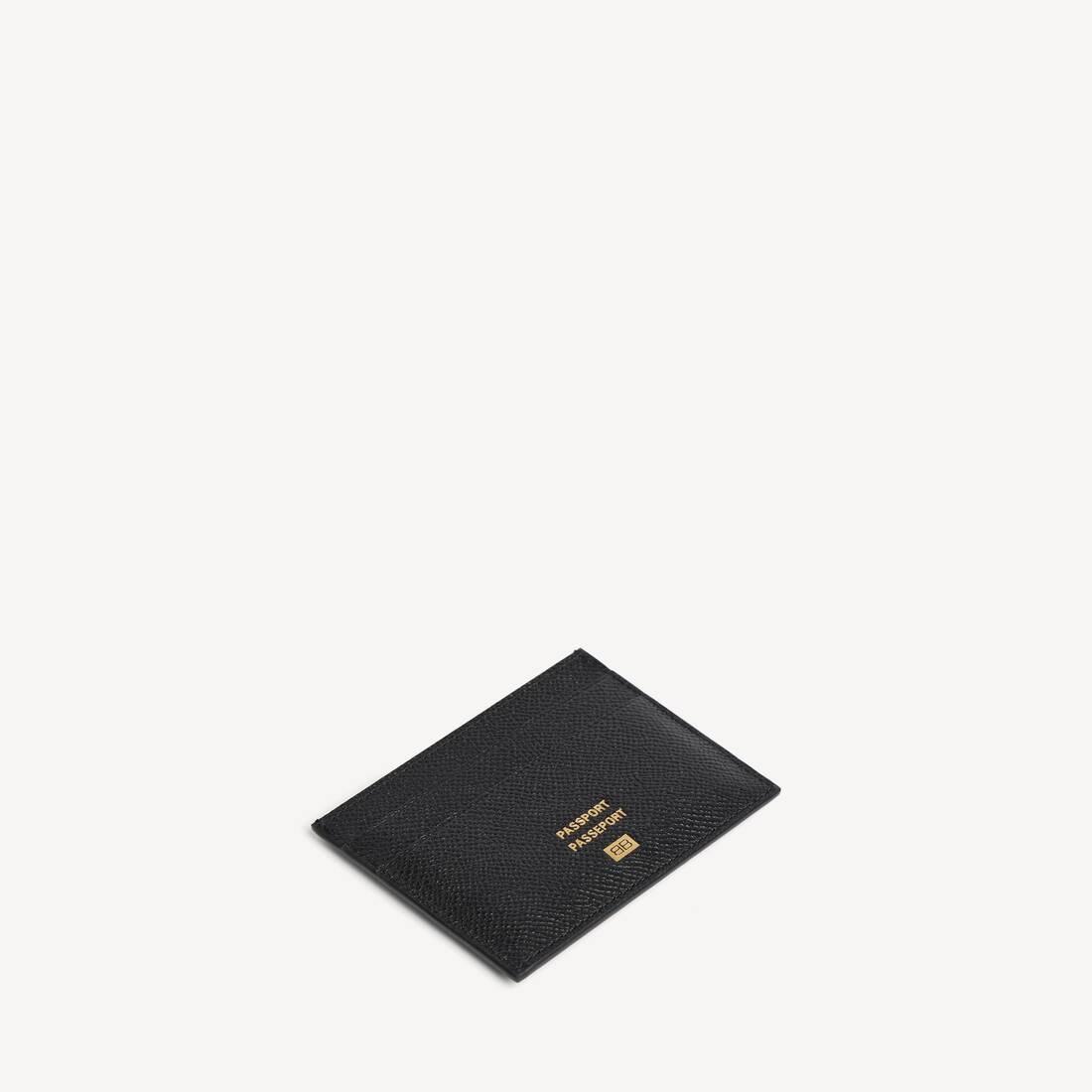 Men's Passport Card Holder in Black