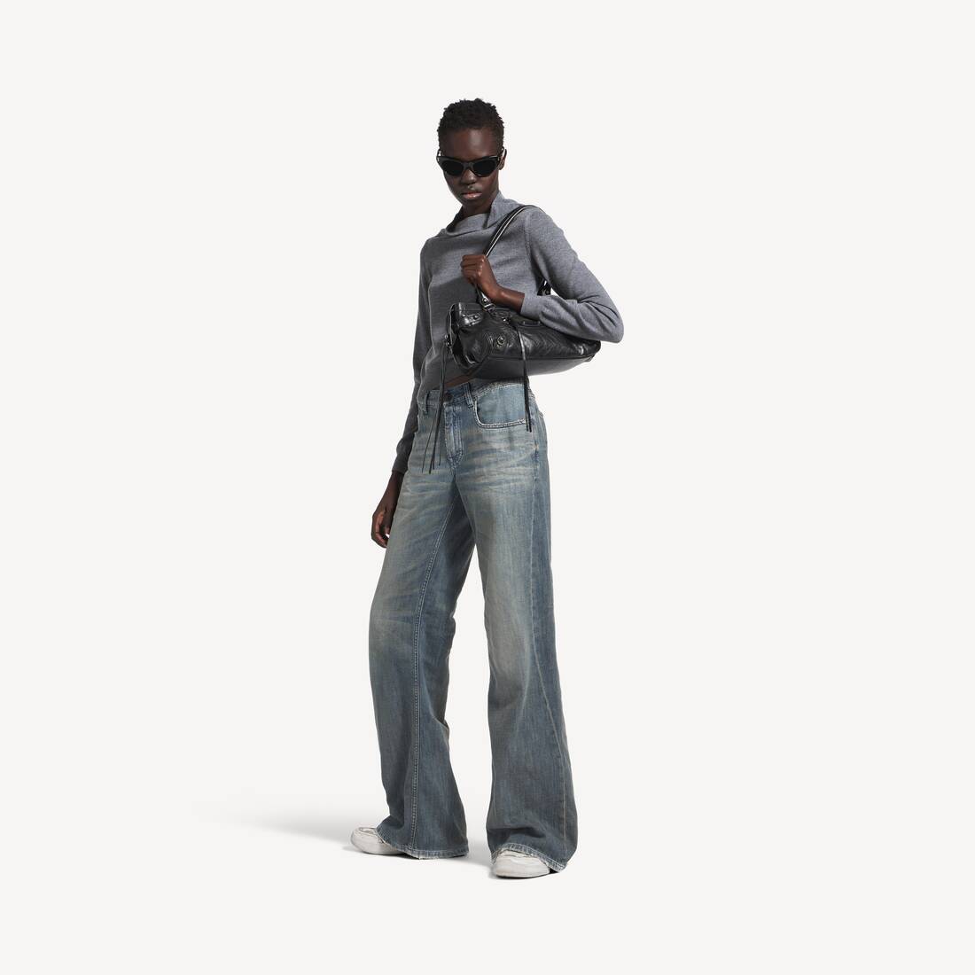 Women's Wide Leg Pants in Blue