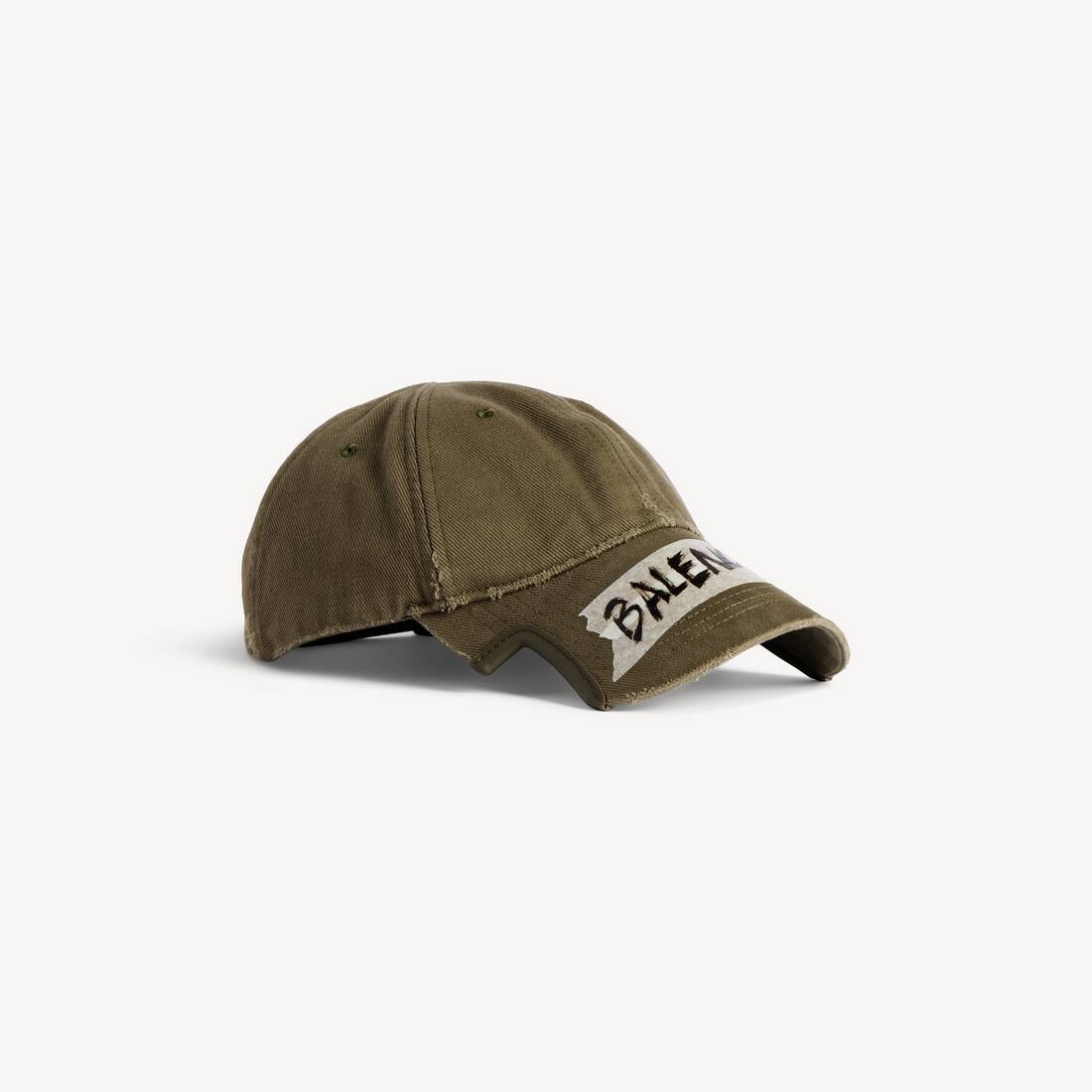 Men's Masking Tape Cap in Khaki