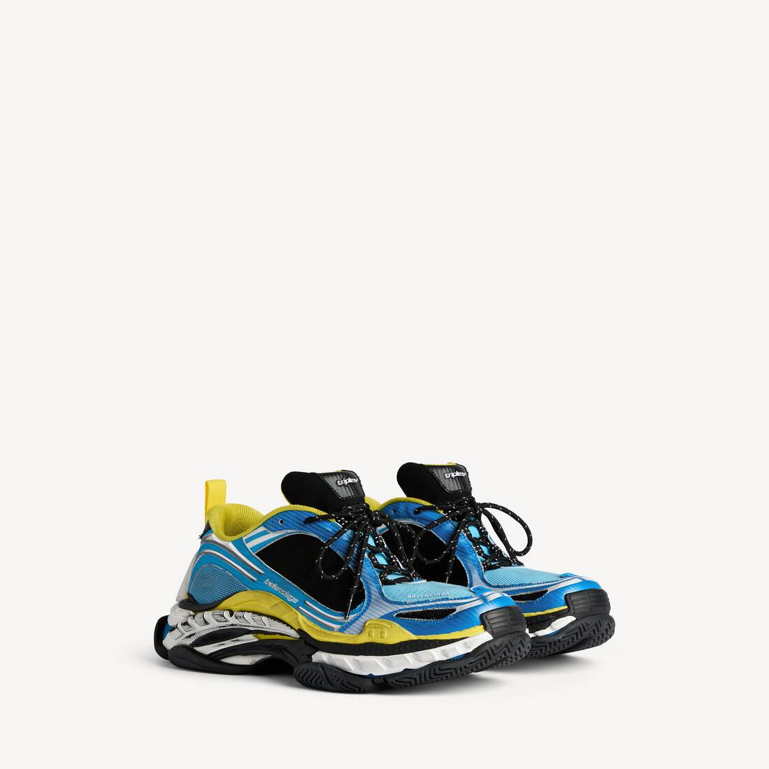 Men's Triple S.2 Sneaker in Blue/white/yellow
