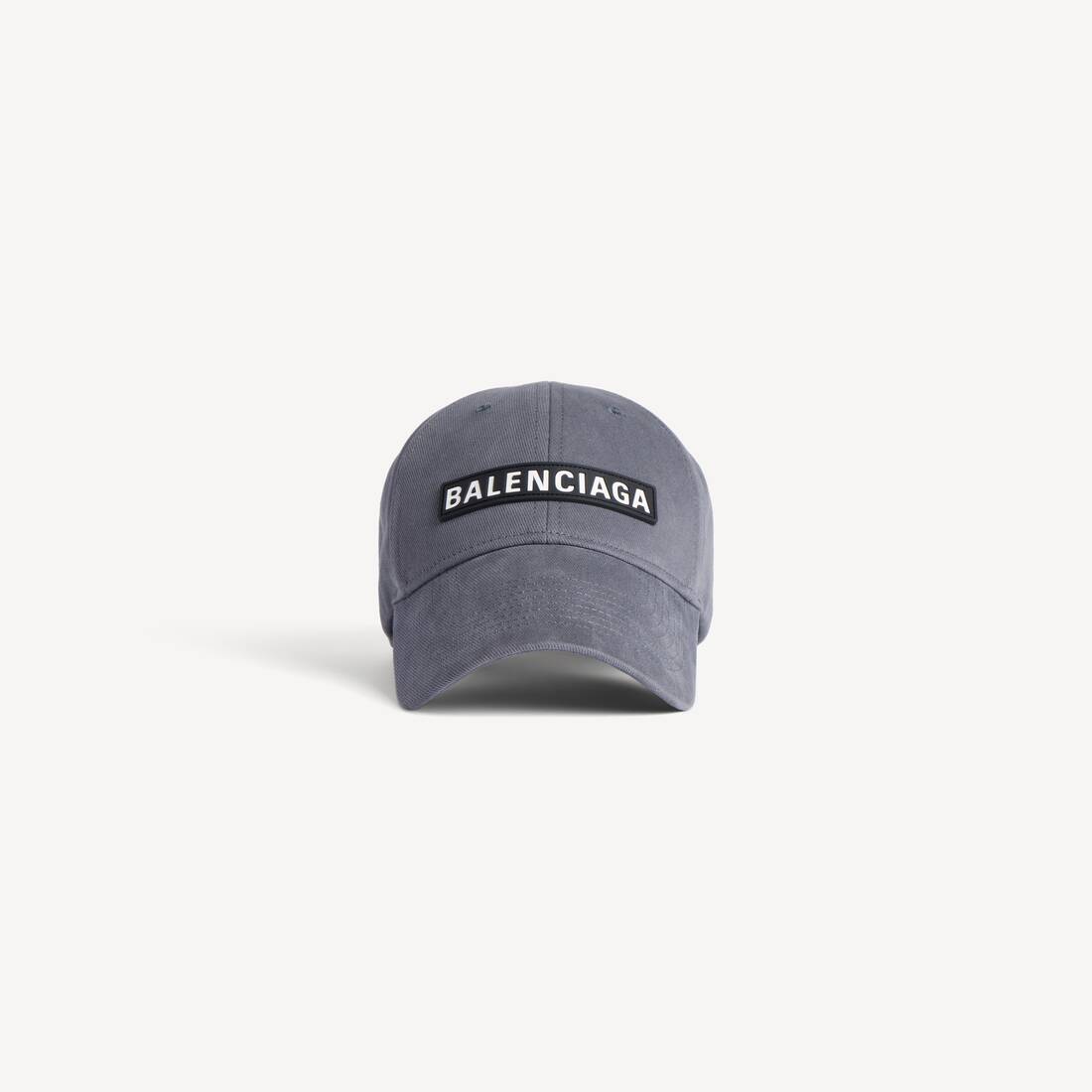 Men's Patch Cap in Grey