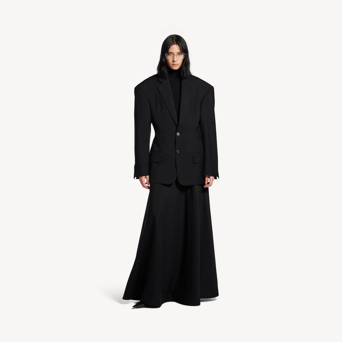Women's Hourglass Jacket Oversized in Black