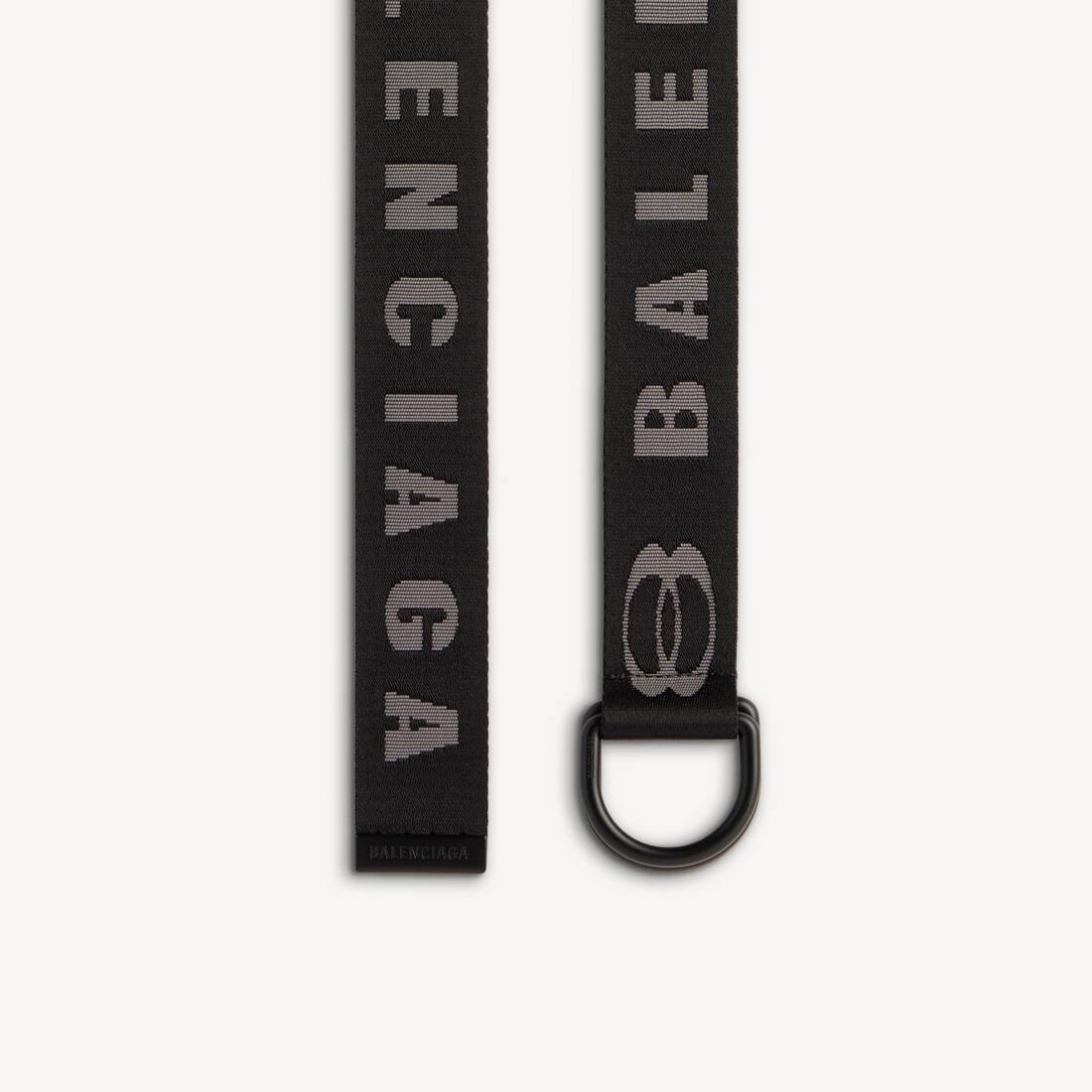 Men's D Ring Belt in Dark Grey