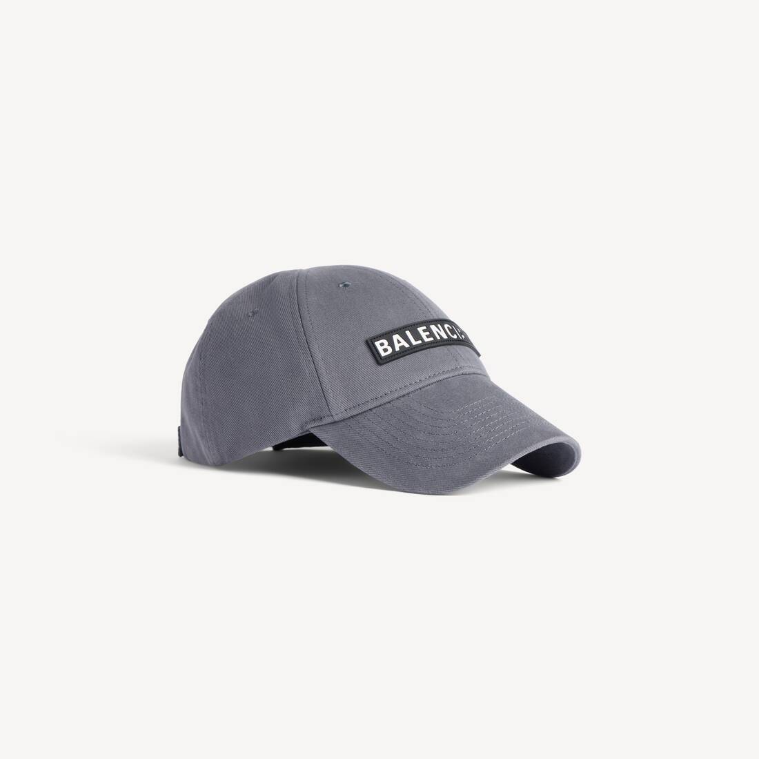 Men's Patch Cap in Grey