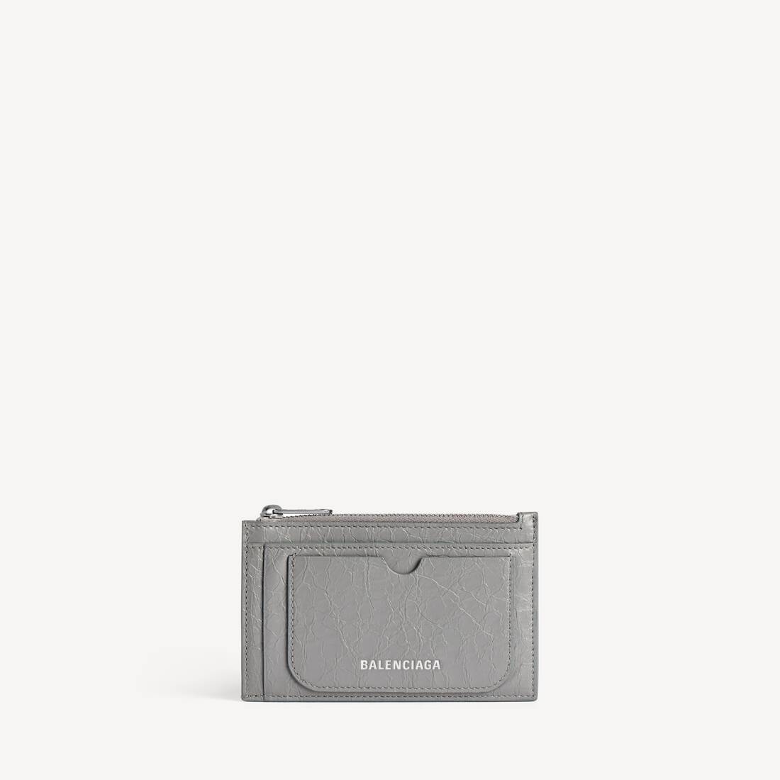 Men's Superbusy Long Coin And Card Holder in Balenciaga Grey